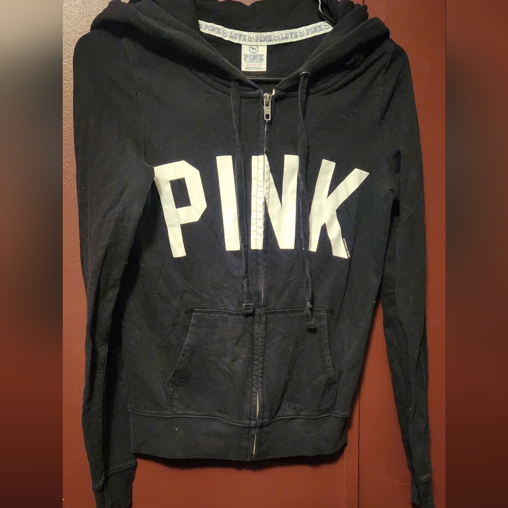 Y2k vintage pink hoodie
